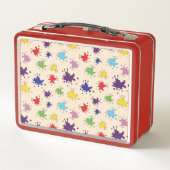 Kleurrijke Artist Palette verf splatter inkt splas (Achterkant)