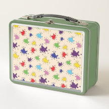 Kleurrijke Artist Palette verf splatter inkt splas