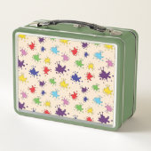 Kleurrijke Artist Palette verf splatter inkt splas (Achterkant)