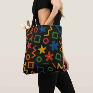 Kleurrijke Artistieke Achtergrond Tote Bag