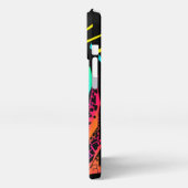 Kleurrijke artistieke Cheetah iPhone Hoesje (Linkerkant)