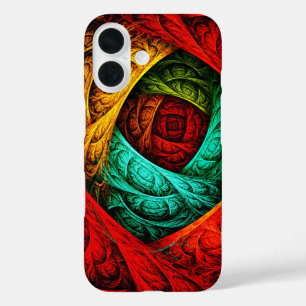 Kleurrijke Artistieke Moderne Abstracte Kunstpatro iPhone 16 Hoesje