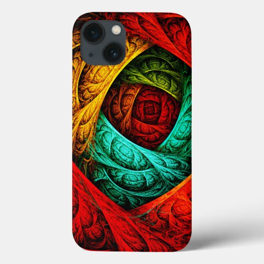 Kleurrijke Artistieke Moderne Abstracte Kunstpatro Case-Mate iPhone Case (Achterkant)
