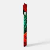 Kleurrijke Artistieke Moderne Abstracte Kunstpatro iPhone 15 Case (Linkerkant)