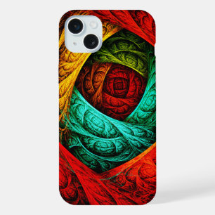 Kleurrijke Artistieke Moderne Abstracte Kunstpatro iPhone 15 Plus Case