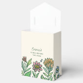 Kleurrijke Artistieke Scandinavische Bruidsdouche Bedankdoosjes (Geopend)