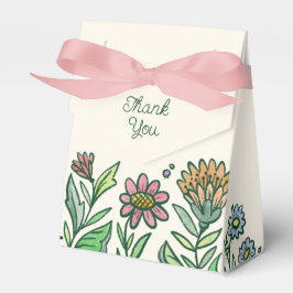 Kleurrijke Artistieke Scandinavische Bruidsuitnodi Bedankdoosjes