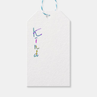 Kleurrijke Artistieke SOORT Typografie Inspirerend Cadeaulabel