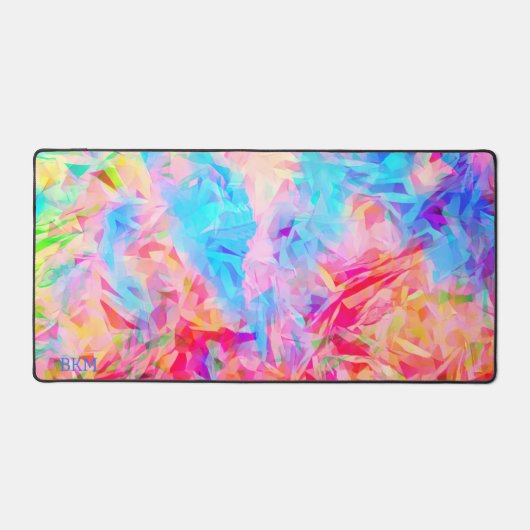 Kleurrijke Artsy Esthetisch Leuk Modern Bureaumat (Voorkant)