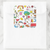 Kleurrijke Assorted Children's Drawing Sticker Sea (Tas)