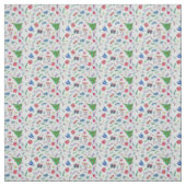 Kleurrijke Assorted Confetti Streamers Patroon Stof (Swatch)