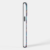 Kleurrijke Astronaut Spacewalk Patroon iPhone Hoesje (Rechterkant)