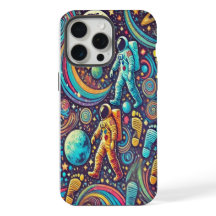 Kleurrijke Astronaut Spacewalk Patroon