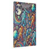 Kleurrijke Astronaut Spacewalk Patroon Klembord (Rechts)