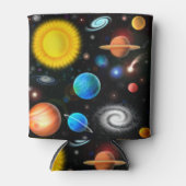 Kleurrijke astronomie ruimte Koelbox Blikjeskoeler (Voorkant)