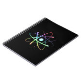 Kleurrijke Atom | Geek Gifts Notitieboek (Linkerzijde)