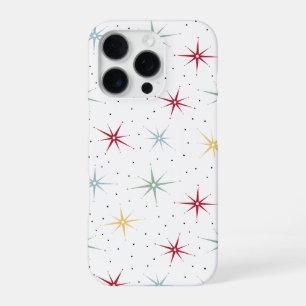 Kleurrijke Atomaire Steruitbarsting Mid-century Pa iPhone 16 Pro Hoesje