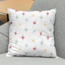 Kleurrijke Atomic Starburst Mid Century Pattern