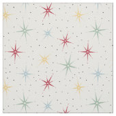 Kleurrijke Atomic Starburst Mid Century Pattern Stof (Swatch)