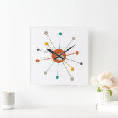 Kleurrijke atoomleeftijd - Middeleeuwen Vierkante Klok (Huis)