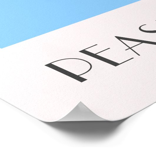 Kleurrijke Aura Effect Gradiënt Poster (Hoek)