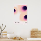 Kleurrijke Aura Effect Gradiënt Poster (Keuken)