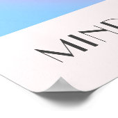 Kleurrijke Aura Effect Gradiënt Poster (Hoek)