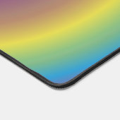 Kleurrijke aura gradiënt chique stijlvol roze bureaumat (Hoek)