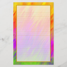 Kleurrijke Aurora III fijn gevoerd briefpapier