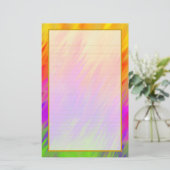 Kleurrijke Aurora III fijn gevoerd briefpapier (Staand voorkant)