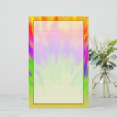 Kleurrijke Aurora is fijn gevoerd briefpapier (Staand voorkant)