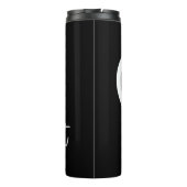 Kleurrijke autisme-bewustwording puzzelstukjes har thermosbeker (Achterkant)