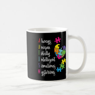 Kleurrijke Autisme Bewustzijn Gift Design voor ASS Koffiemok