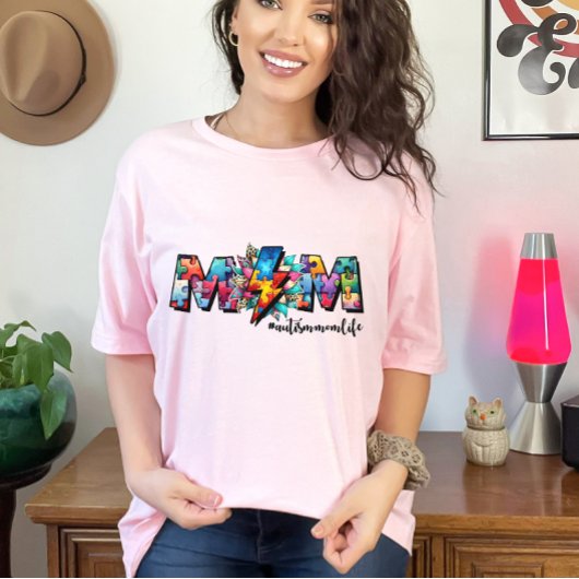 Kleurrijke Autisme Puzzel Stukken T-shirt