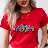 Kleurrijke Autisme Puzzel Stukken T-shirt