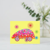 Kleurrijke auto A1a Briefkaart (Staand voorkant)
