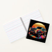 Kleurrijke auto! notitieboek (Binnen)