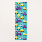 kleurrijke auto ' s yogamat (Voorkant)