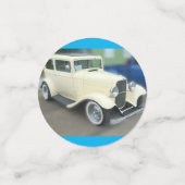  kleurrijke auto's confetti (Kleine voorkant)