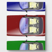 Kleurrijke auto's fotoplaat (Voorkant)