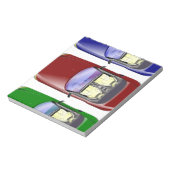 Kleurrijke auto's notitieblok (Linkerzijde)