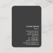 kleurrijke auto's visitekaartje (Achterkant)