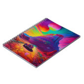 Kleurrijke autoscène notitieboek (Linkerzijde)