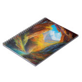 Kleurrijke Autumn Canyon Notitieboek (Linkerzijde)