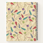 Kleurrijke Autumn Leaf Medley Notitieboek (Achterkant)