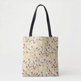 Kleurrijke Autumn Leaf Medley Tote Bag