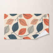 Kleurrijke autums bladeren patroon bad handdoek (Handdoek)
