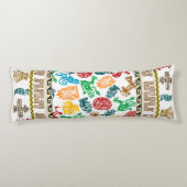 Kleurrijke Aztec Patterned Lichaamskussen (Achterkant)