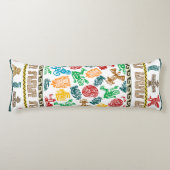 Kleurrijke Aztec Patterned Lichaamskussen (Voorkant)