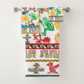 Kleurrijke Azteekse Patroon Handdoek (Insitu)